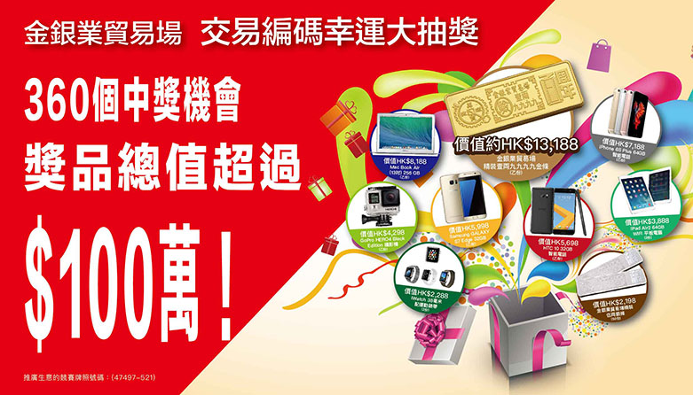 金銀業(yè)貿(mào)易場交易編碼幸運(yùn)大抽獎
